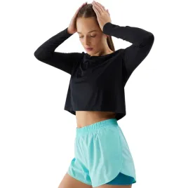 koszulka-damska-longsleeve-4f-f218-gleboka-czern-4fwss24tflof218-20s-s