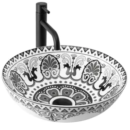 umywalka-nablatowa-rea-etno-okragla-szara-czarna-orientalna-40-cm