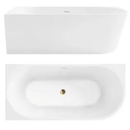 wanna-wolnostojaca-narozna-170-cm-lewa-biala-rea-bellanto-zloty-korek