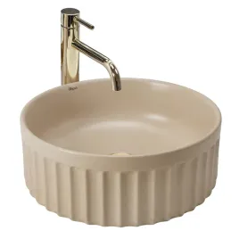 umywalka-nablatowa-ryflowana-rea-duo-caffe-latte-matt-bezowa-okragla-krem