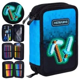 astra-piornik-jumbo-szkolny-potrojny-trzykomorowy-z-wyposazeniem-blue-pixel