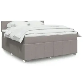 vidaxl-lozko-kontynentalne-z-materacem-taupe-tkanina-180x200-cm