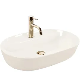 umywalka-nablatowa-rea-aura-ecru-shiny-bezowa-z-miejscem-na-baterie-61-cm