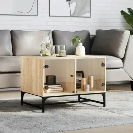 vidaxl-stolik-kawowy-szklane-drzwiczki-dab-sonoma-685x50x50-cm