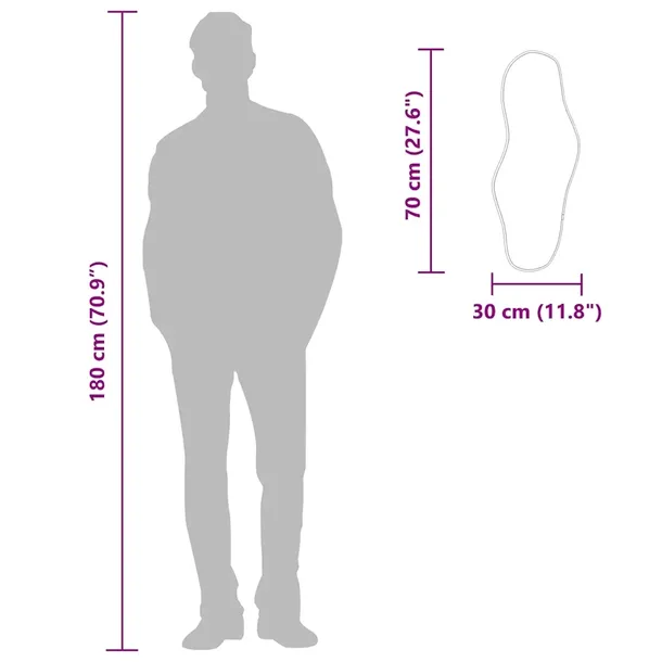 vidaxl-lustro-scienne-czarne-70x30-cm-waga-z-opakowaniem-2-kg