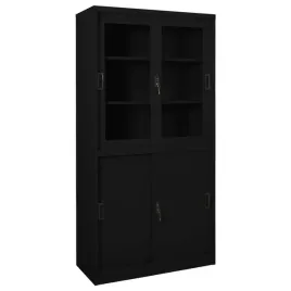 vidaxl-szafa-biurowa-z-przesuwnymi-drzwiami-czarna-90x40x180-cm