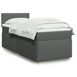 vidaxl-lozko-kontynentalne-z-materacem-ciemnoszara-tkanina-80x200-cm