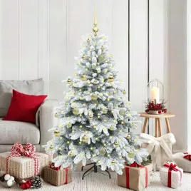 vidaxl-sztuczna-choinka-z-150-diodami-led-zielony-150-cm-pe-i-pvc
