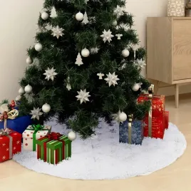 vidaxl-luksusowa-oslona-pod-choinke-biala-122-cm-sztuczne-futro
