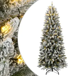 vidaxl-sztuczna-choinka-osniezona-150-lampek-led-150-cm