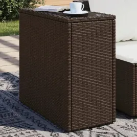 vidaxl-stolik-ogrodowy-ze-szklanym-blatem-brazowy-58x275x55-cm