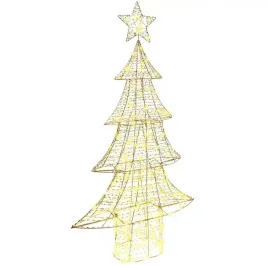 vidaxl-choinka-z-160-diodami-led-ciepla-biel-150-cm-pet