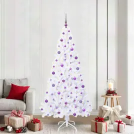 vidaxl-sztuczna-choinka-z-300-diodami-led-bialy-210-cm-pvc-i-stal