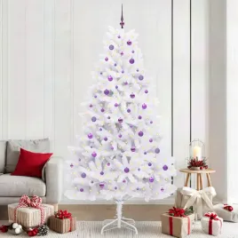 vidaxl-sztuczna-choinka-z-zawiasami-z-podstawa-bialy-240-cm-pvc-i-stal