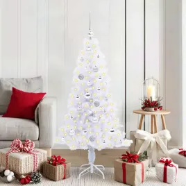 vidaxl-sztuczna-choinka-z-150-diodami-led-bialy-150-cm-pvc-i-stal