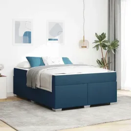 vidaxl-ramka-lozka-z-materacem-niebieski-160-x-200-cm-tkanina