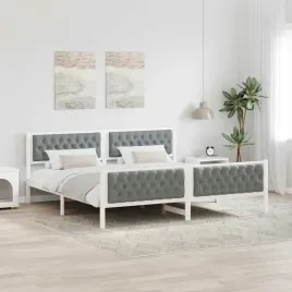 vidaxl-ramka-lozka-jasnoszary-200-x-200-cm-lite-drewno-sosnowe