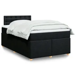 vidaxl-lozko-kontynentalne-z-materacem-czarne-120x190-cm-tkanina