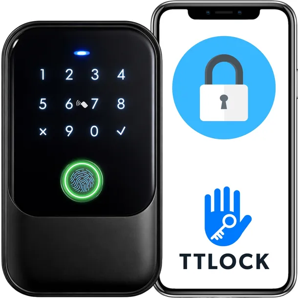 SEJF DOMOWY NA KLUCZE WIFI KASETKA SKRYTKA SMART KOD PIN TTLOCK KLAWIATURA