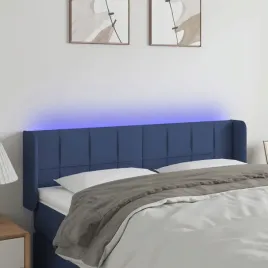 vidaxl-zaglowek-do-lozka-z-led-niebieski-147x16x78-88-cm-tkanina