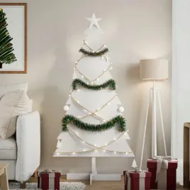 vidaxl-drewniana-choinka-do-udekorowania-biala-150-cm-sosnowa