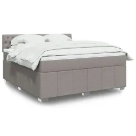 vidaxl-lozko-kontynentalne-z-materacem-taupe-tkanina-180x200-cm