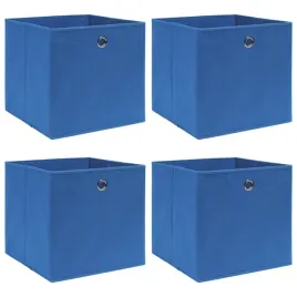 vidaxl-pudelka-4-szt-niebieskie-32x32x32-cm-tkanina