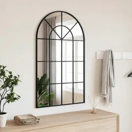 vidaxl-lustro-scienne-czarne-60x100-cm-zakonczone-lukiem-zelazo