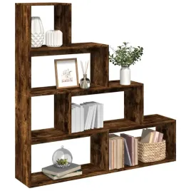 vidaxl-regal-przegroda-4-poziomy-przydymiony-dab-1435x29x1435-cm