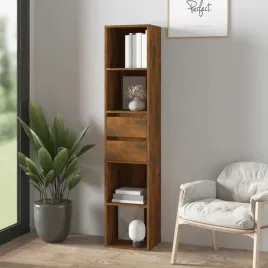 vidaxl-szafka-na-ksiazki-przydymiony-dab-36x30x171-cm