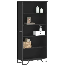 vidaxl-regal-na-ksiazki-czarny-80x31x169-cm-material-drewnopochodny