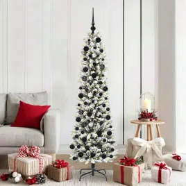 vidaxl-sztuczna-choinka-zielono-bialy-180-cm-pvc-metal-i-plastik