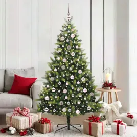 vidaxl-sztuczna-choinka-skladana-na-swieta-300-led-zielony-180-cm