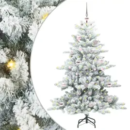 vidaxl-sztuczna-choinka-z-zawiasami-z-150-diodami-led-150-cm-pvc