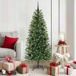 vidaxl-sztuczna-choinka-z-150-diodami-led-zielony-150-cm-pe-i-pvc