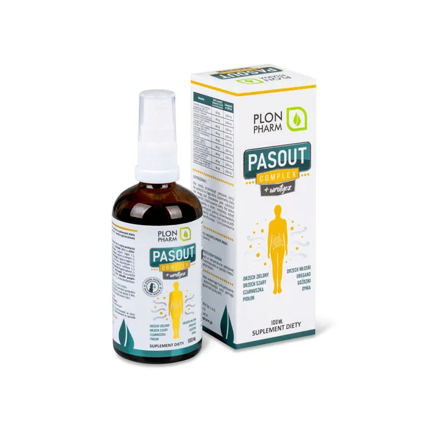 PLON PHARM Pasout Complex Wrotycz 100 ml Ekstrakty Ziołowe Krople