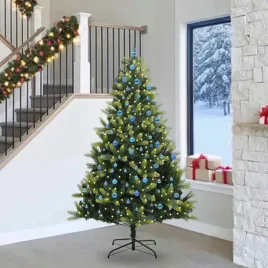 vidaxl-sztuczna-choinka-skladana-na-swieta-300-led-zielony-240-cm