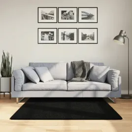 vidaxl-dywan-huarte-z-krotkim-wlosiem-czarny-120x120-cm