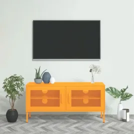 vidaxl-szafka-pod-telewizor-musztardowa-105x35x50-cm-stalowa