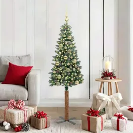 vidaxl-szczupla-choinka-z-150-diodami-led-zielony-i-bialy-150-cm