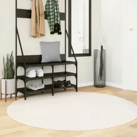 vidaxl-dywan-oviedo-z-krotkim-wlosiem-bezowy-o-160-cm