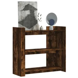 vidaxl-stolik-konsolowy-przydymiony-dab-100x35x90-cm