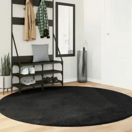 vidaxl-dywan-huarte-z-krotkim-wlosiem-czarny-o-200-cm