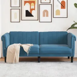 vidaxl-sofa-dwuosobowa-niebieska-aksamit