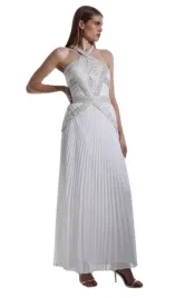 karen-millen-sukienka-plisowana-biala-maxi-38-y1u