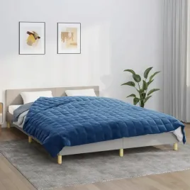 vidaxl-koc-obciazeniowy-niebieski-220x240-cm-11-kg-tkanina
