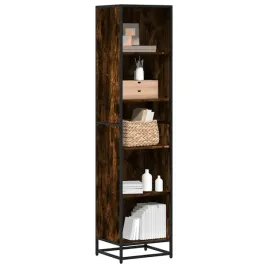 vidaxl-regal-na-ksiazki-przydymiony-dab-40x35x1705-cm