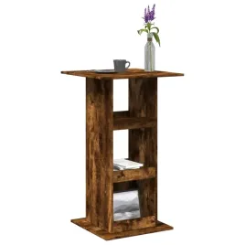 vidaxl-stolik-barowy-z-polkami-przydymiony-dab-60x60x102-cm