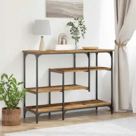 vidaxl-stol-konsolowy-z-polka-stare-drewno-100-x-35-x-75-cm