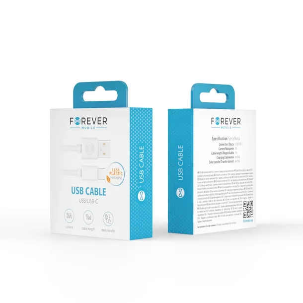 forever-kabel-usb-usb-c-10-m-3a-bialy-stan-nowy